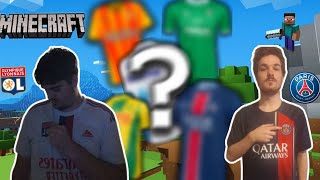 MAILLOT DE LIGUE 1 SUR MINECRAFT ft Space DIAMOND [upl. by Ardnoet977]