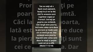 Matei 71214 Biblia Biserica Hristos versetulzilei [upl. by Sirois]