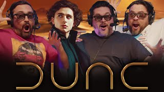 DUNE 2021 MOVIE REACTION  Timothy Chalament • Zendaya • Movie Review [upl. by Ahsiener322]