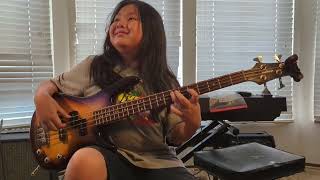 Ambrosia quotYoure the only womanquot Bass cover by 11 yo [upl. by Karine]