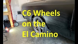 Corvette C6 Wheels on an El Camino [upl. by Schroer]