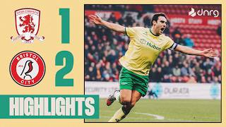 TWO GOALS IN A MINUTE 🤯 Middlesbrough 12 Bristol City  Highlights [upl. by Lennod]