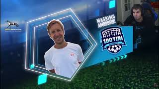 Blur REACTION🔥A “100 TIRI CHALLENGE MASSIMO AMBROSINI ex Milan di ZW JACKSON [upl. by Ajup]