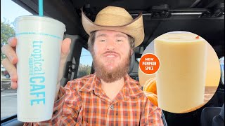 Tropical Smoothie Pumpkin Spice Smoothie Review App Exclusive [upl. by Ashford]