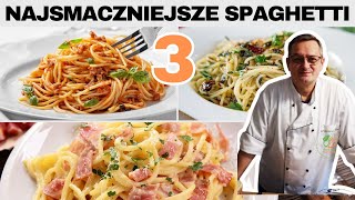 3 Przepisy na Włoskie Makarony Których nie Możesz Przegapić Spaghetti w Polskim Wydaniu [upl. by Enale529]