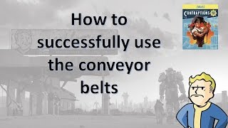 Fallout 4 Contraptions DLC  How to use Conveyor Belts and Build a Working Production Line [upl. by Idnek]