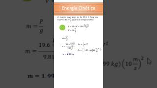 Energía cinética  Física  COMIPEMS [upl. by Notsa]