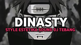 ESTETIKA DYNASTY REMIX SOUND DJ TEBANG  SLOWED  REVERB [upl. by Akciret653]