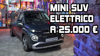 Scopriamo HYUNDAI Inster mini SUV ELETTRICO super equipaggiato e con prezzo [upl. by Latimer]