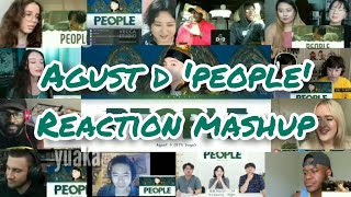 Agust D People  Reaction Mashup [upl. by Duane]