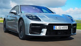 NEW Porsche PANAMERA Turbo EHybrid 2024  680HP On the Race Track [upl. by Wilinski]