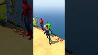 GTA 5 SPIDERMAN Ragdolls Compilation EP071 shorts Spiderman [upl. by Esnohpla]