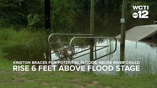 Kinston braces for potential floods Neuse River could rise 6 feet above flood stage [upl. by Anauqed648]