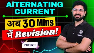 Alternating Current Revision in 30 minute  Class 12 Physics Chapter 7 Revision Oneshot  CBSE MPUP [upl. by Neeuq385]