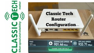 Classic Tech Router Configuration [upl. by Kampmann98]