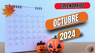 🔴CALENDARIO OCTUBRE 2024  Planificador Del MES De OCTUBRE 2024 [upl. by Groark]