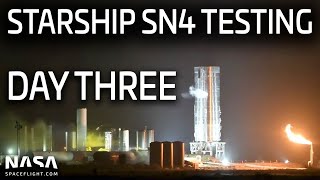 Replay Starship SN4 Testing From SpaceXs Boca Chica Launch Site [upl. by Ziul382]