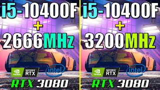 i5 10400F  2666MHz vs 3200MHz  Does RAM Speed Matter [upl. by Irok452]