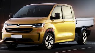 2025 VW Transporter T7 EV With Double Cab  Is It Worth the Wait [upl. by Vijnas128]