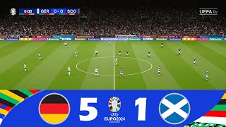 Alemania vs Escocia 51  UEFA Euro 2024  Resumen del Partido [upl. by Eerb860]