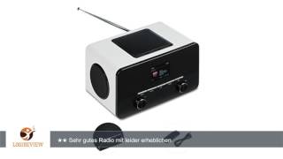 auna Connect 150 WH 21 Internetradio WLAN Küchenradio Spotify Connect DAB Wifi AUX USB [upl. by Kulseth]