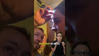 Retirando Metal da Testa com Imã 😱🧲medcina medico enfermagem saude enfermeiro enfermagem ima [upl. by Simonsen]