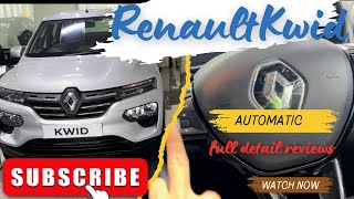 Renault Kwid automatic 2024 review [upl. by Jallier]