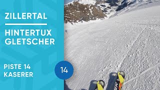 Hintertuxer Gletscher  Piste 14  Kaserer [upl. by Cleo]