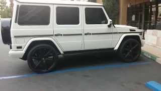 Lexani LX Thirty Tires on Mercedes G Wagon [upl. by Nickolaus]