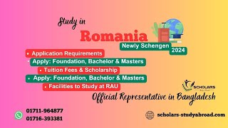 Universities in Romania Romania Student Visa for Bangladeshi [upl. by Bostow]