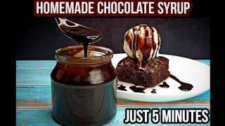 How to Make Hershey Chocolate Syrup at Home in JUST 5 MINUTES Recipe [upl. by Leitao]