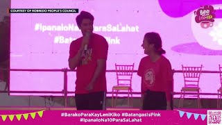 Donny Pangilinan Belle Mariano at the LeniKiko Batangas rally [upl. by Ticknor]