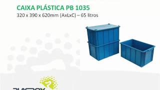 CAIXAS PLÁSTICAS FECHADAS  PLASTIC BOX  PLASBOX [upl. by Murdoch]