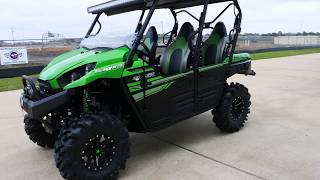 2017 Kawasaki Teryx4 LE with Super ATV Forward AArms amp More [upl. by Nyl]