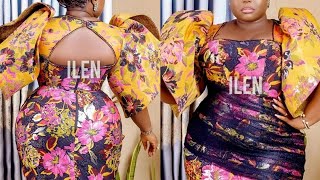 Ankara Styles 2023 Asoebi Lace Styles Ankara Long Skirt and blouse Styles African Print Dresses [upl. by Lyrahs]