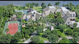 FLORIDA PALATIAL LAKEFRONT MANSION  Delray Beach French Estate  Luxury Resort Portfolio [upl. by Llatsyrc]