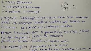 Types of Interrupts  Hindi  Lec53  COA  Niharika Panda [upl. by Aerdno]