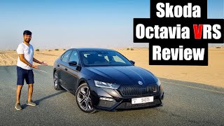 New Skoda Octavia VRS Review  A DoItAll Family Fast Car [upl. by Northington]