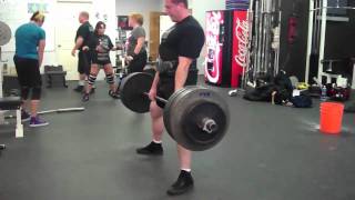 Speed Pulls with 4 700 pound deadlifters [upl. by Hibben409]