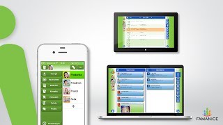 Die App mit Familienkalender FamilienChat Einkaufslisten Familienplaner [upl. by Aysan834]