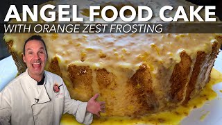 Best Angel Food Cake Recipe  Dads That Cook [upl. by Quintin977]