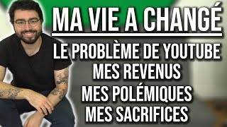 BILAN 2022  MA VIE A CHANGÉ  MES REVENUS LE PROBLÈME DE YOUTUBE MES POLÉMIQUES ET SACRIFICES [upl. by Gilba]