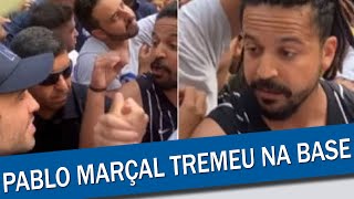 MARÇAL É ENCURRALADO POR MEMBRO DA GAVIÕES DA FIEL E FICA CALADO quotAQUI NÃO TEM LUGAR PRA FASCISTAquot [upl. by Lalad718]