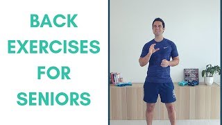 Simple Lower Back Exercises for Seniors Lumbar Spine Exercises  More Life Health [upl. by Amej]