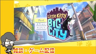 【久しぶりのゲーム実況】Little Kitty BIG CITY [upl. by Haidebez402]