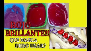 🔴 COMO PINTAR EL CHOCOLATE BLANCO DE ROJO 🧐🧐 o el color que quieras conseguir Marcas Alpino Carat [upl. by Gilead]