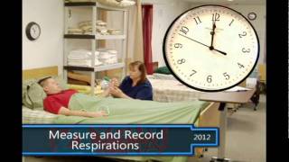 Measure and Record Respirations CNA Skills [upl. by Tarah388]