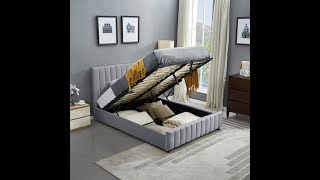 Ottoman bed  Step by Step Assembly instructions [upl. by Yenial]