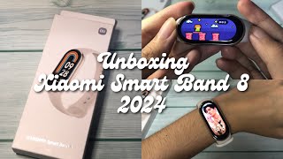 ✨️ unboxing my Xiaomi Smartband 8 in 2024  customizing it ✨️ [upl. by Ricoriki890]