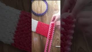 knitting loom for beginners step by step [upl. by Ydiarf]